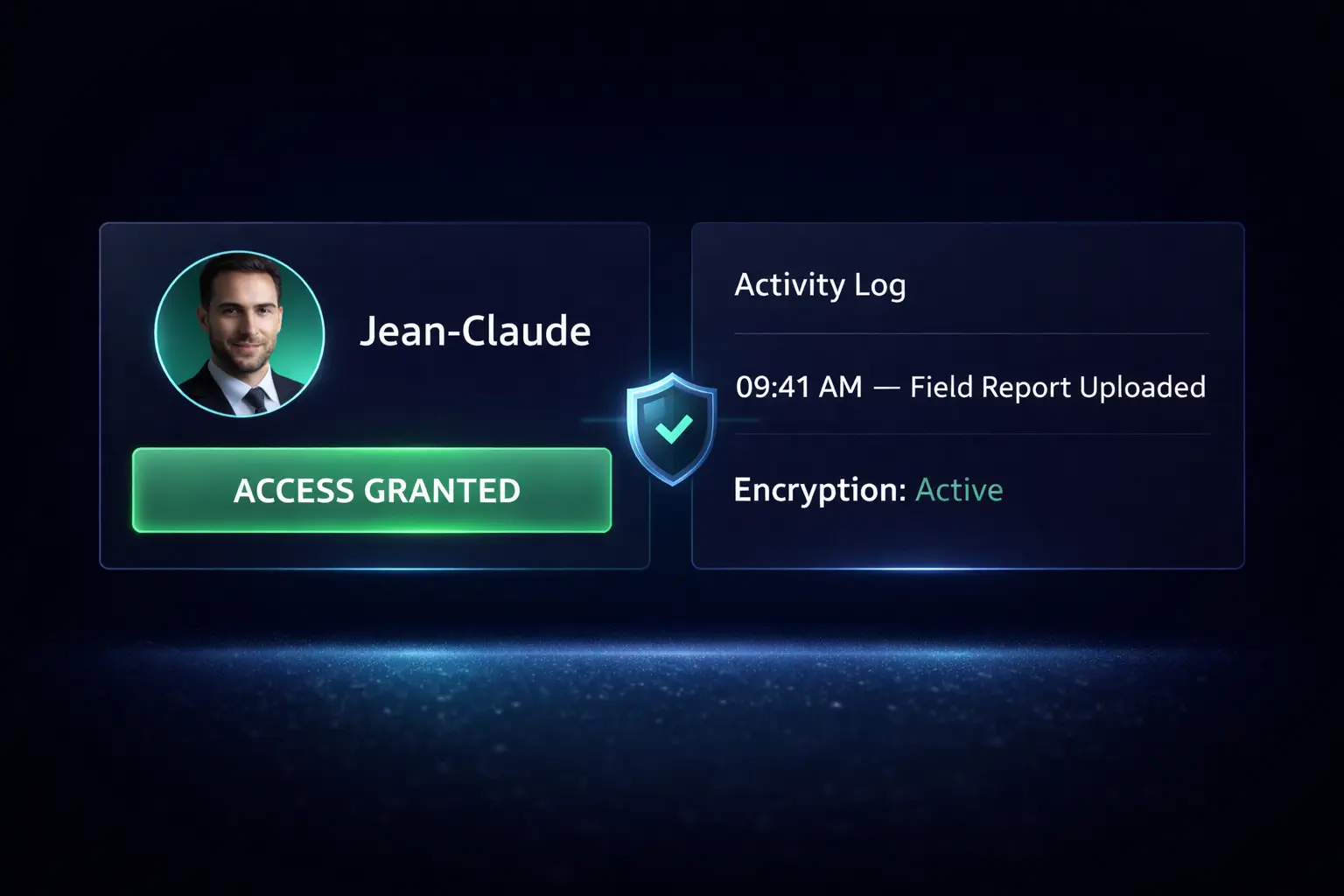 Tableau de bord Technologie Sécurisée pour le Secteur Public